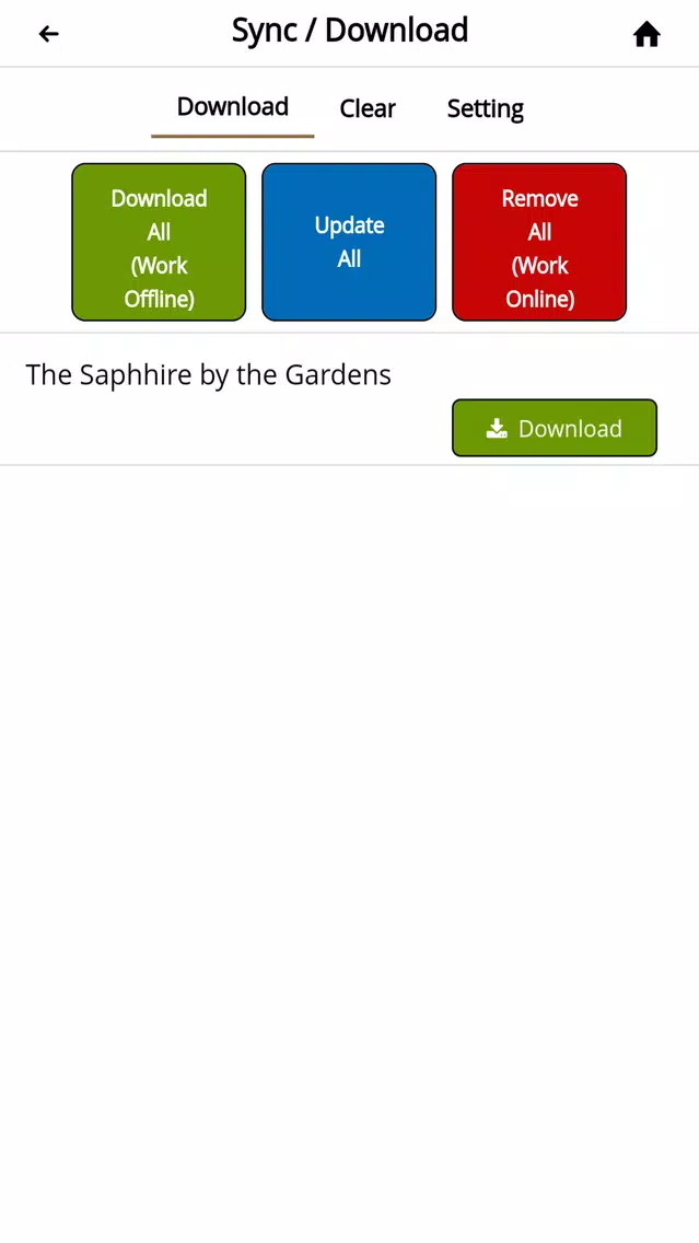 Captures d'écran de Sapphire by the Gardens