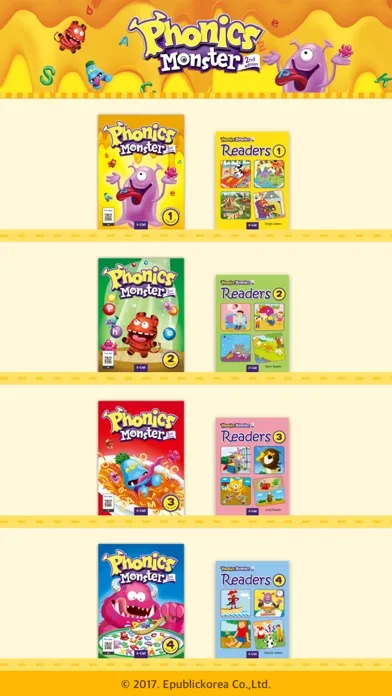 Capturas de tela do Phonics Monster 2nd