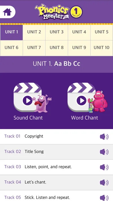 Capturas de tela do Phonics Monster 2nd