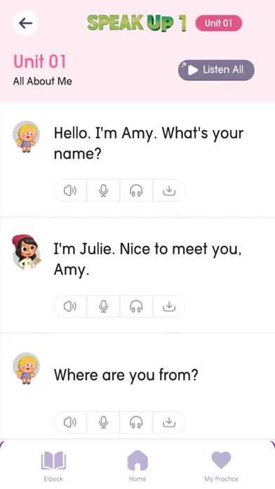 Screenshot di SpeakUP