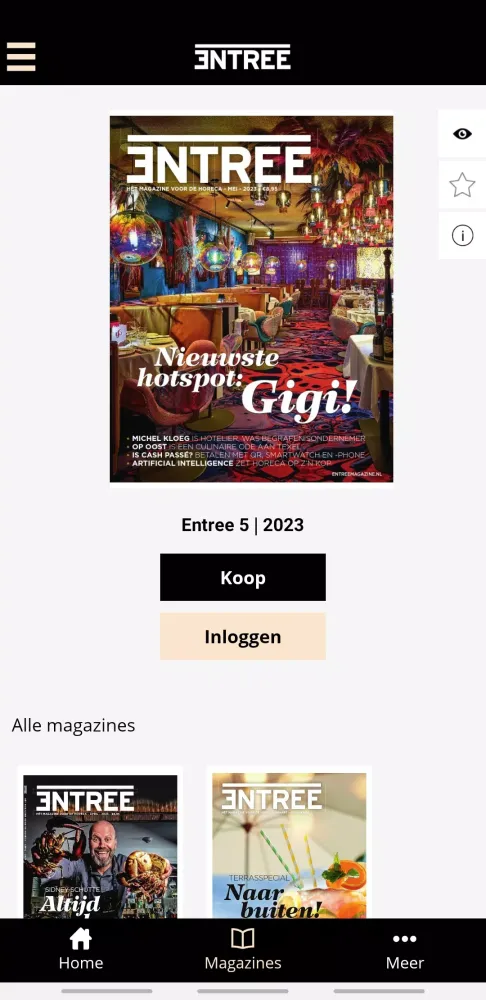 تصاویر Entree magazine