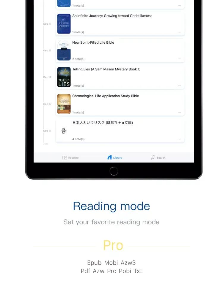 eReader Pro-Read Most Formats iPad  Screenshots