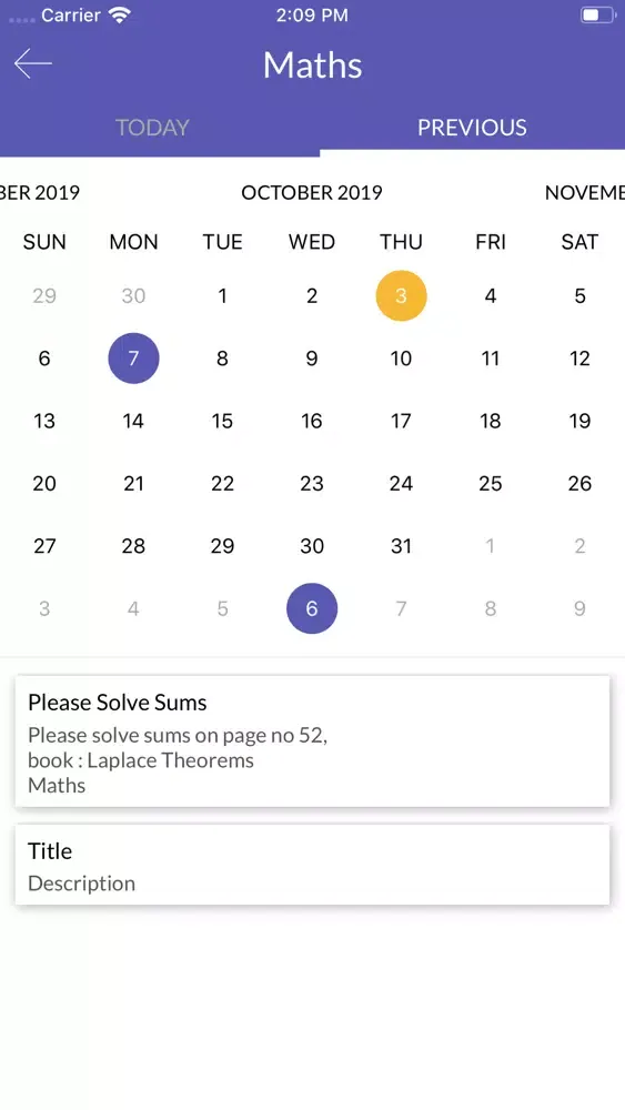 ePupils Student Screenshots