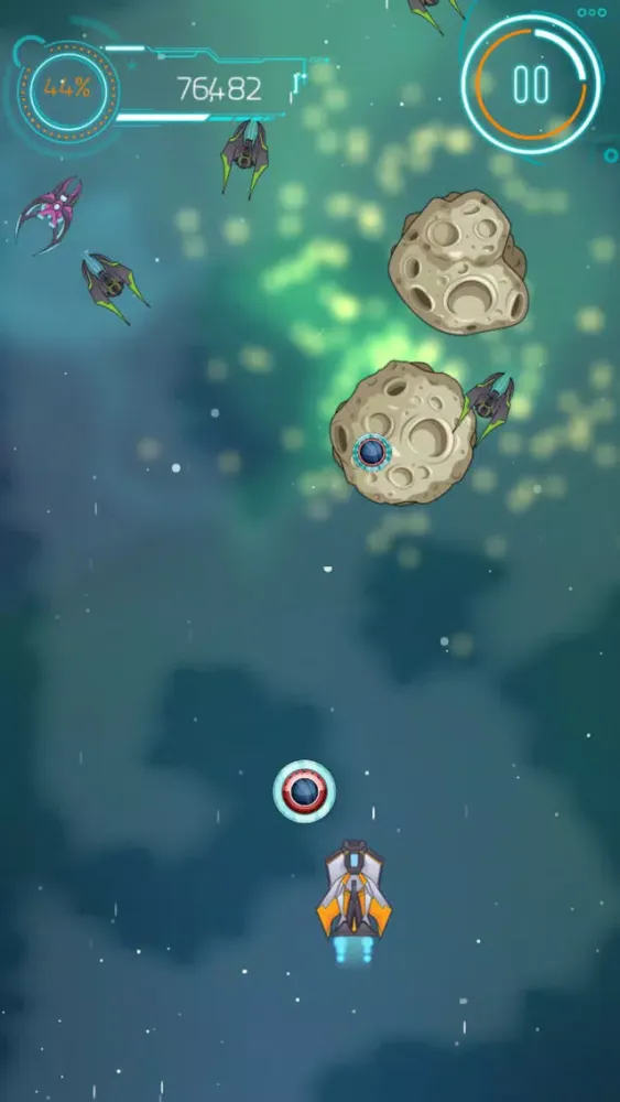 Tangkapan layar Space Hustler