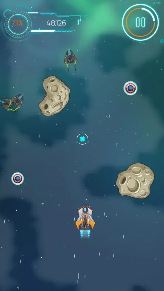 Tangkapan layar Space Hustler