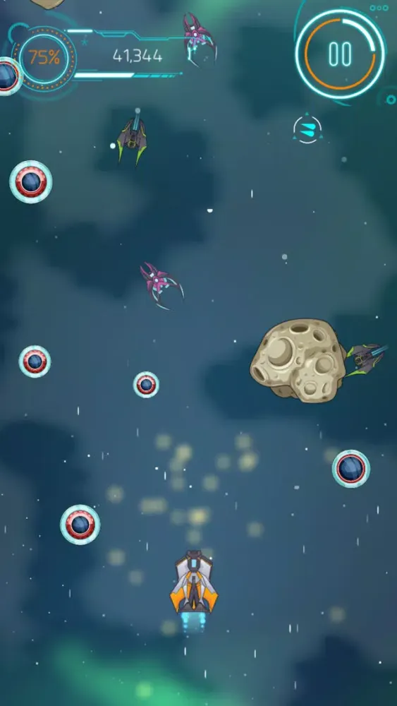 Tangkapan layar Space Hustler
