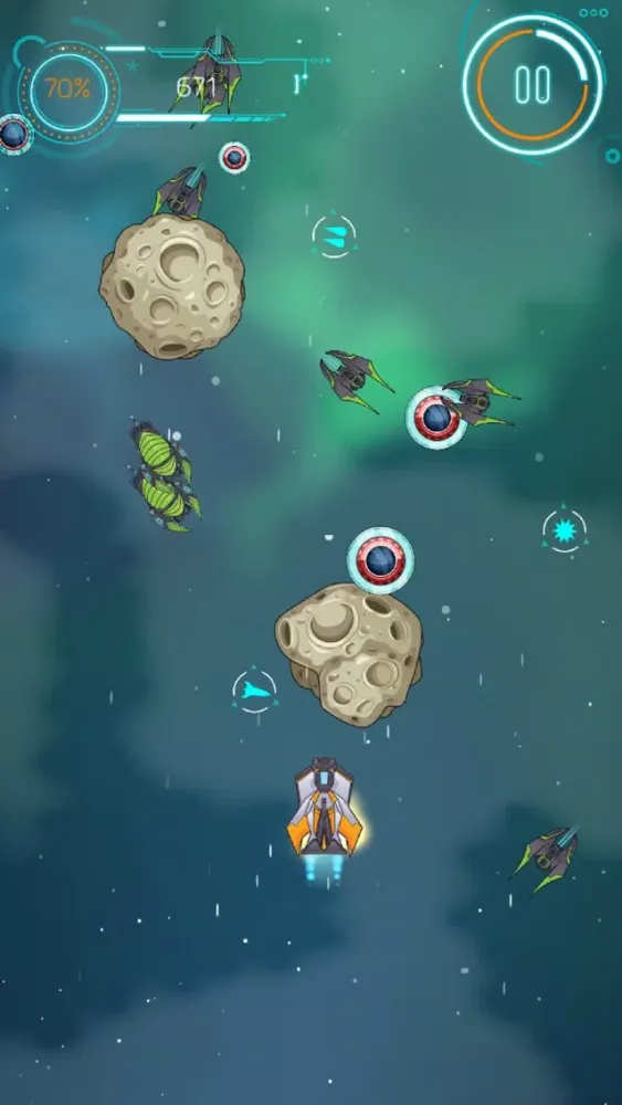 Tangkapan layar Space Hustler