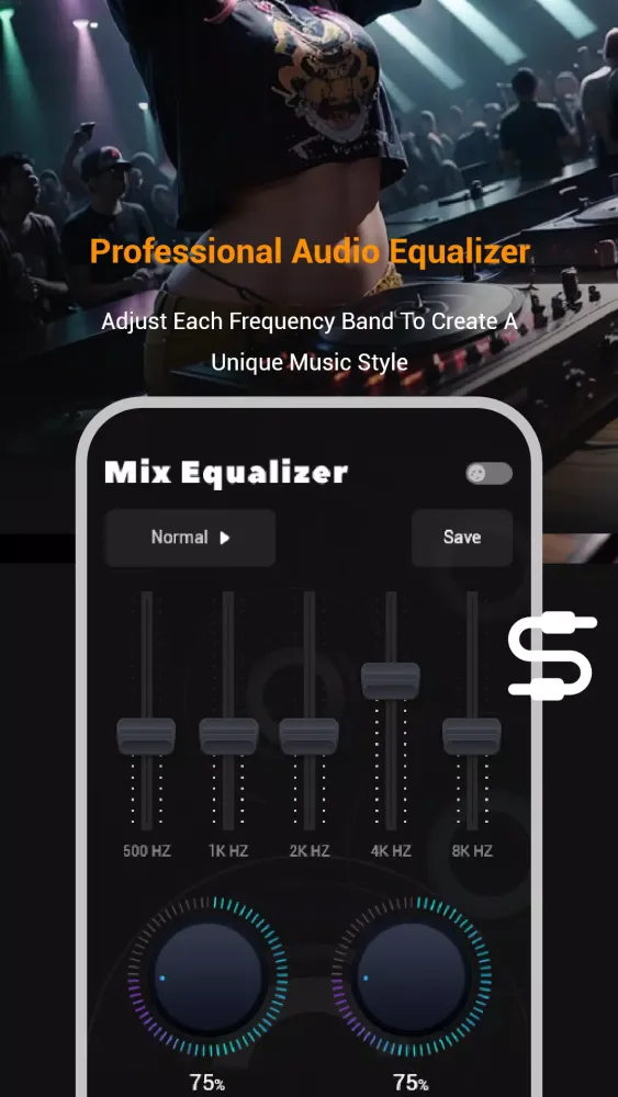 Ảnh chụp màn hình của Mix Equalizer-Equalizer&Volume