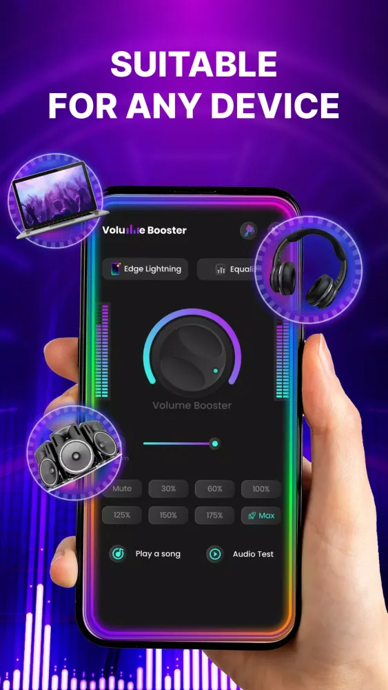 Ảnh chụp màn hình của Volume Booster - Equalizer App