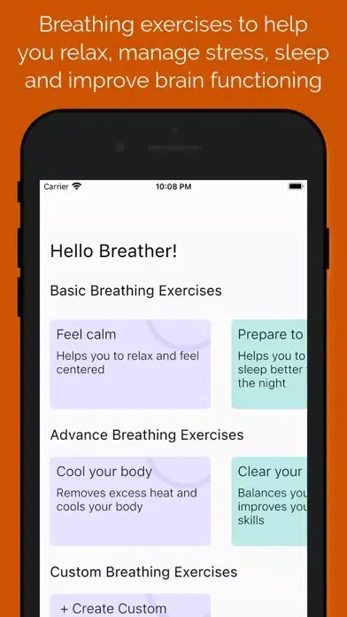 BreathSpace: Breath Exercises Screenshots