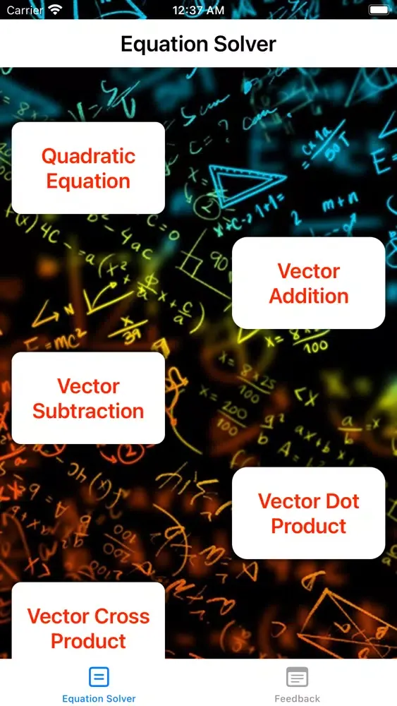 Capturas de tela do Equation Solver - Mathematics