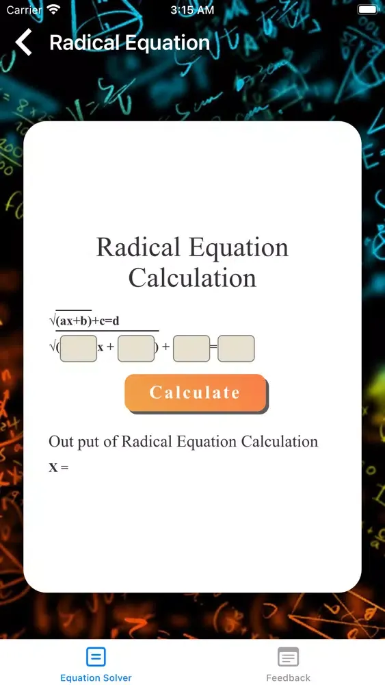 Capturas de tela do Equation Solver - Mathematics