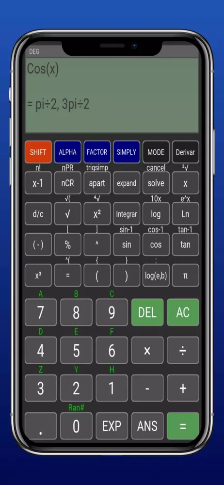 ภาพหน้าจอของ Scientific Calculator FYX-28