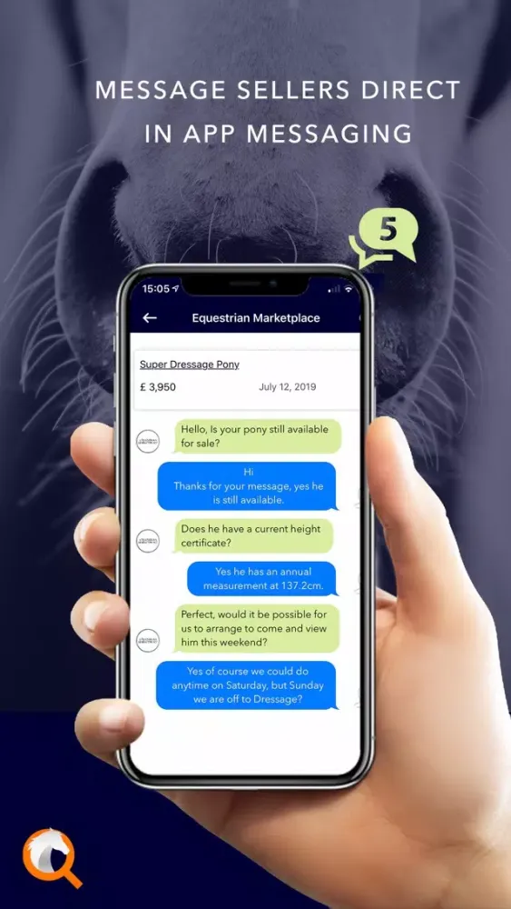 Capturas de tela do Equestrian Marketplace