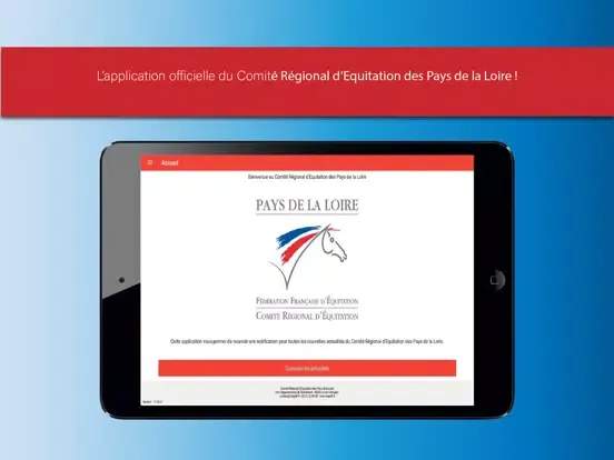 Zrzuty ekranu CRE Pays de la Loire iPad 