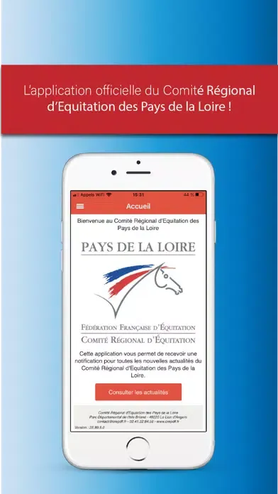 Zrzuty ekranu CRE Pays de la Loire