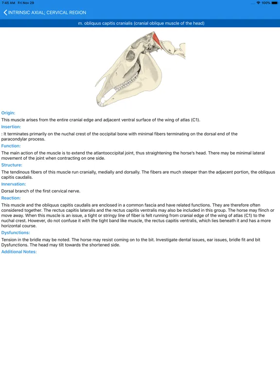 Capturas de pantalla de Equine Anatomy Learning Aid iPad 