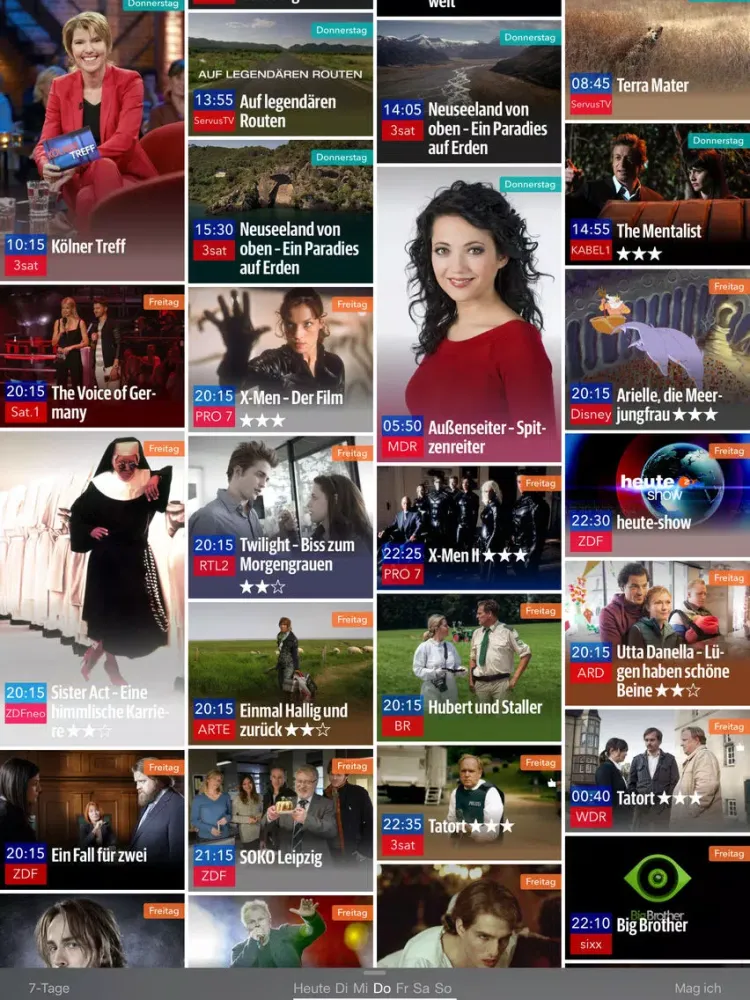 Captures d'écran de Highlights präsentiert von TV Pro · Nur das Beste aus TV Programm, Movie und Star News iPad 