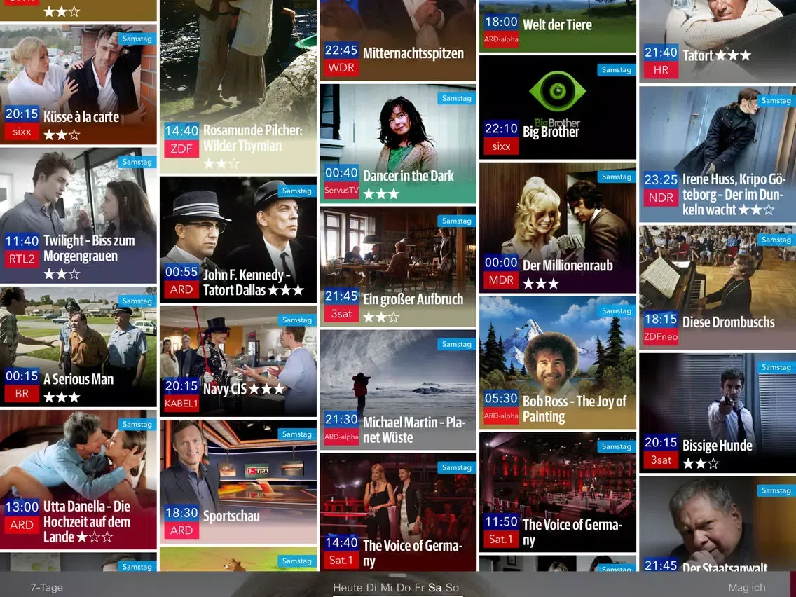 Captures d'écran de Highlights präsentiert von TV Pro · Nur das Beste aus TV Programm, Movie und Star News iPad 