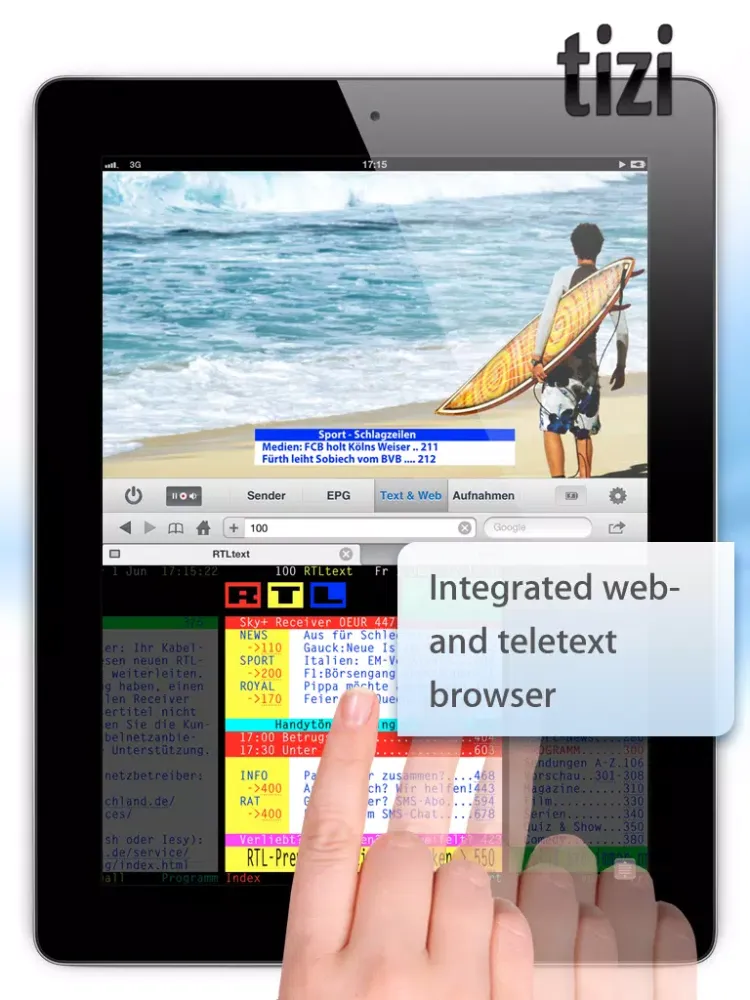 tizi.tv · Watch TV on the go iPad  Ekran Görüntüleri