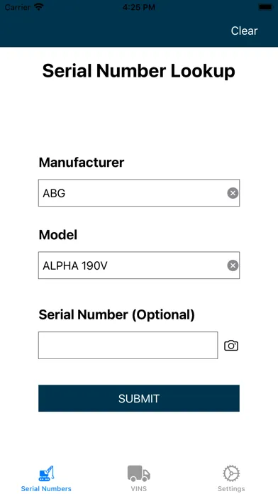Tangkapan layar EquipmentWatch Verification
