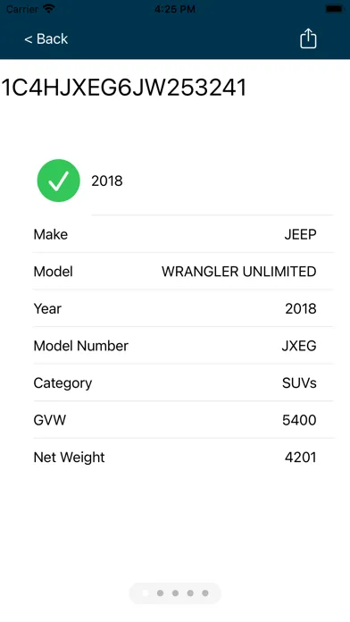 Tangkapan layar EquipmentWatch Verification