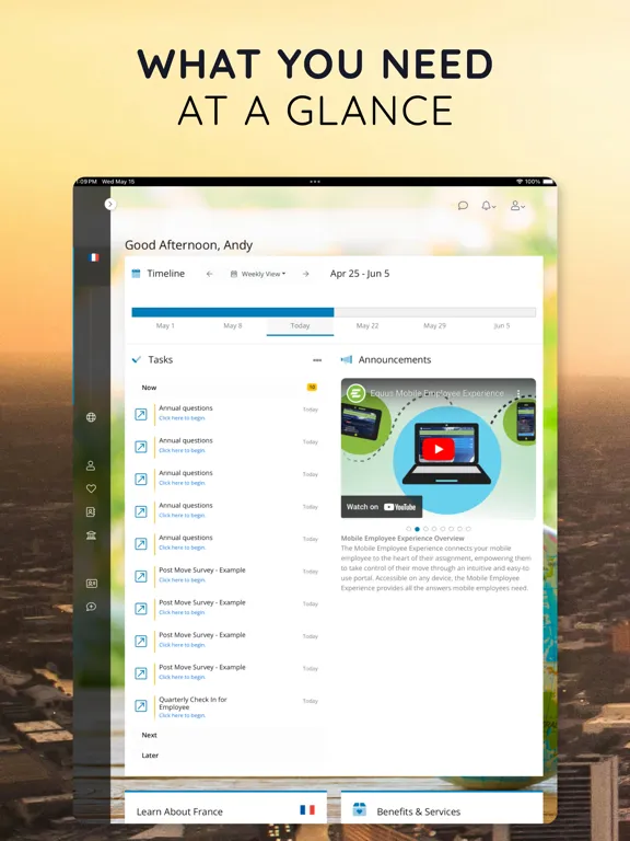 Mobile Employee Experience iPad  स्क्रीनशॉट