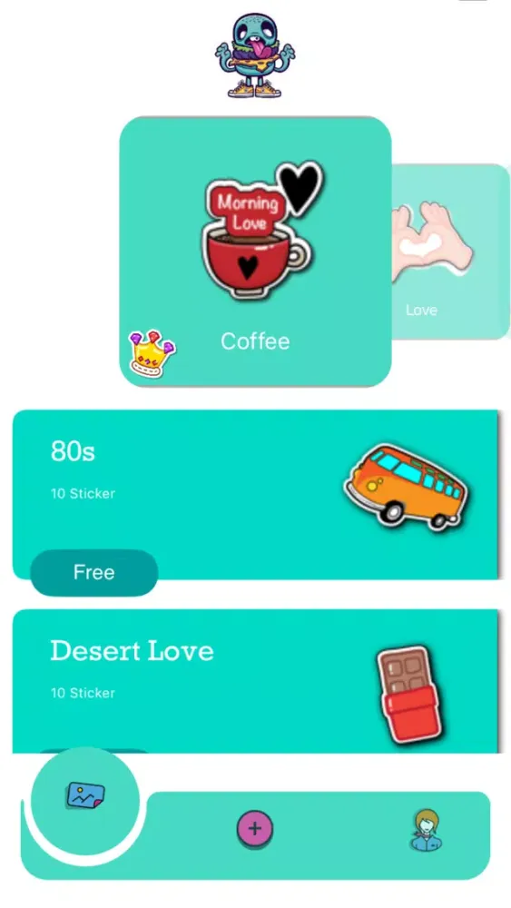 Whats up Stickers سکرین شاٹس