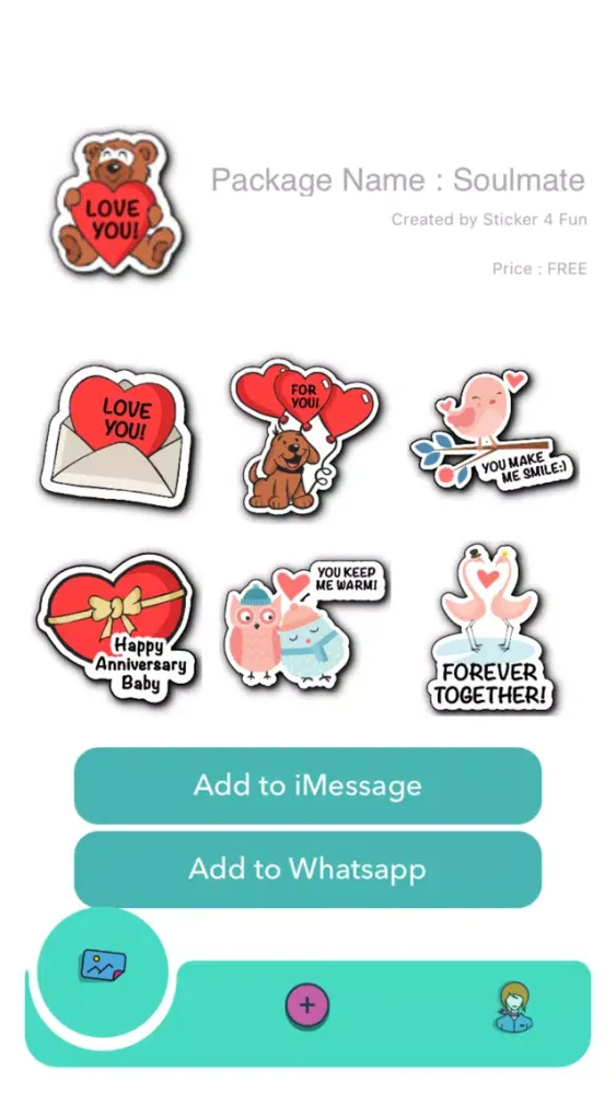 Whats up Stickers سکرین شاٹس