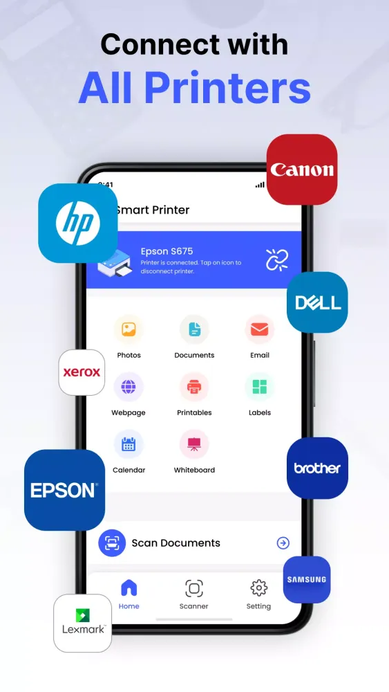 Tangkapan layar Smart Printer: Print Documents