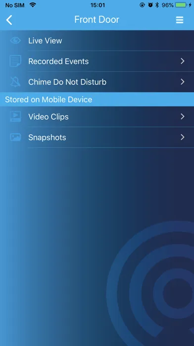 Capturas de pantalla de DoorCam