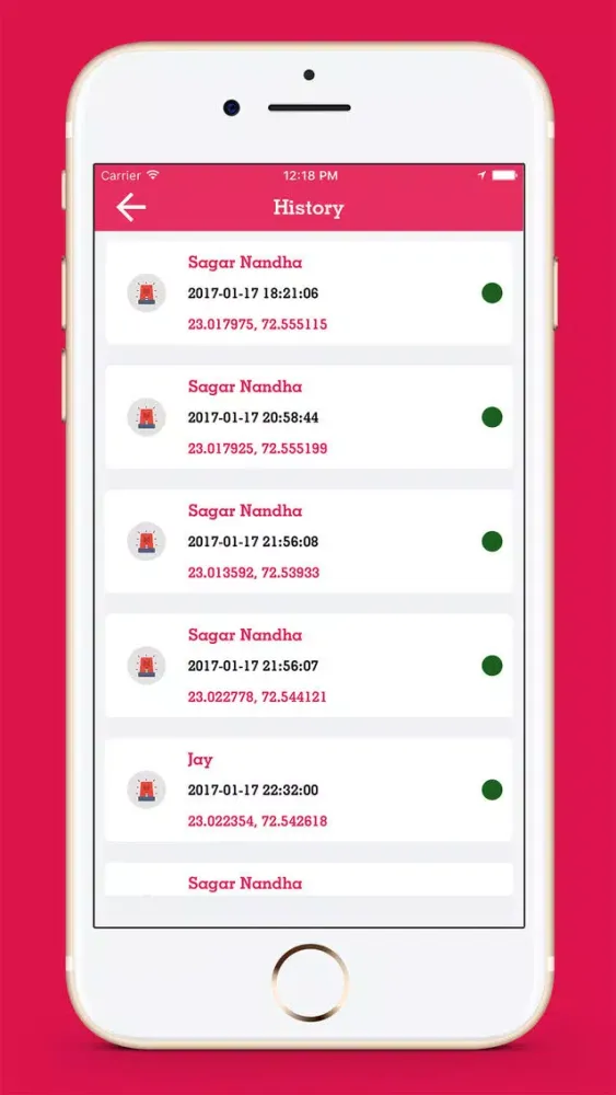 Emergency Responder App Screenshots