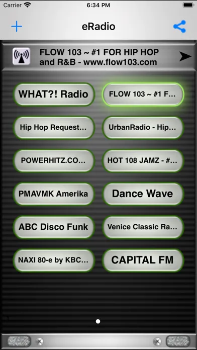 eRadio - Online radio streams Screenshots