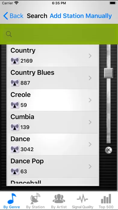 eRadio - Online radio streams Screenshots