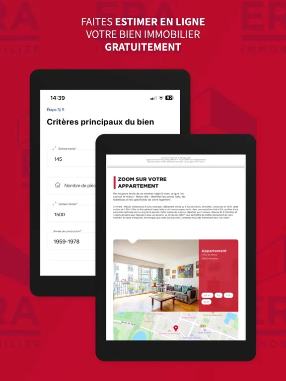 ERA Immobilier iPad  Screenshots