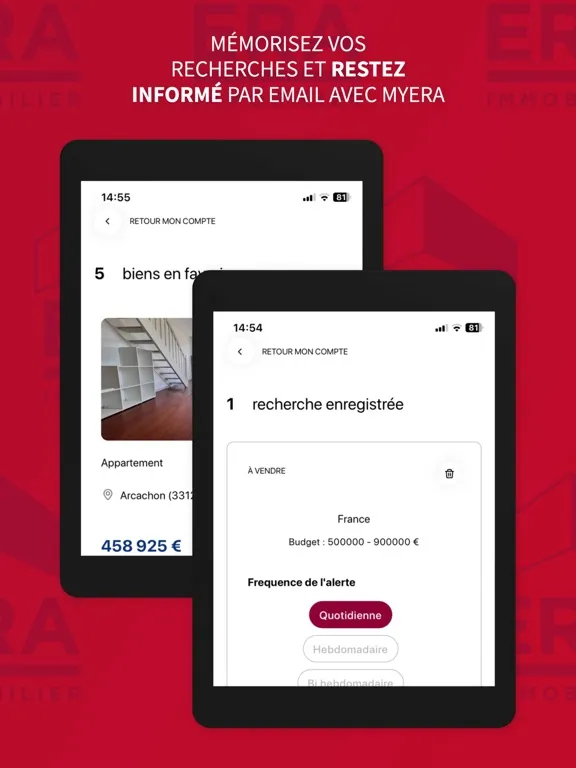 ERA Immobilier iPad  Screenshots