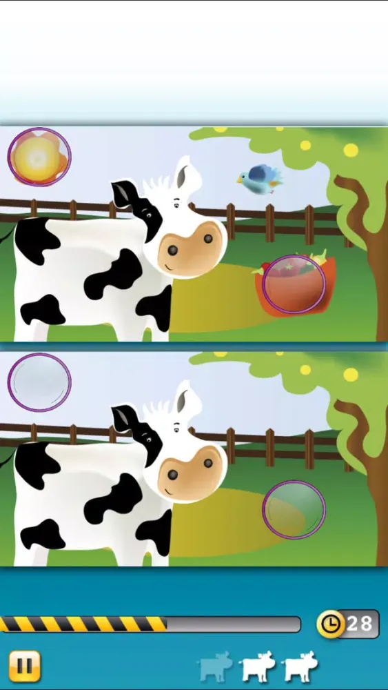 Capturas de pantalla de Animal differences: Try and find them! PRO