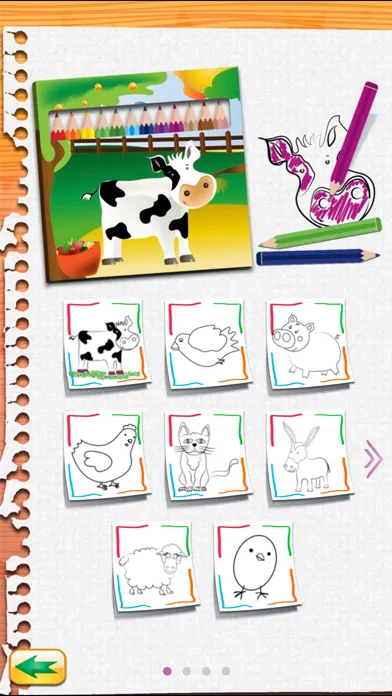 Draw and Colour: The Farm PRO স্ক্রিনশট