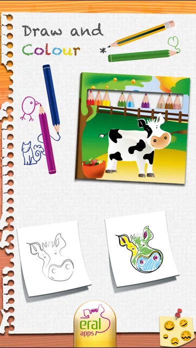 Draw and Colour: The Farm PRO স্ক্রিনশট