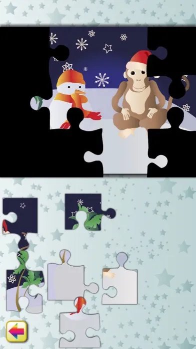 Capturas de tela do Xmas Jigsaw Puzzle Game Jungle