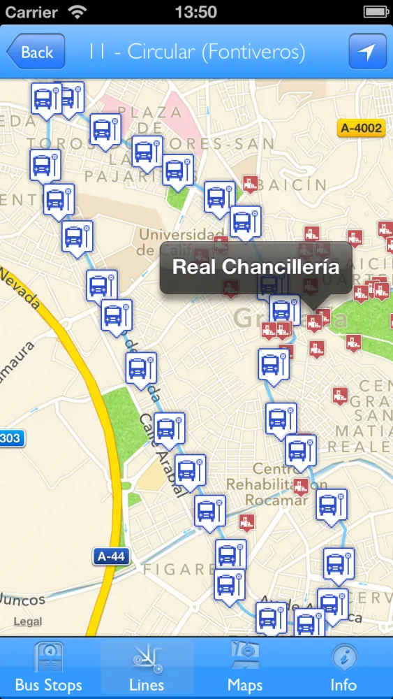 BusGranada - Your best tour guide for getting around Granada 스크린샷
