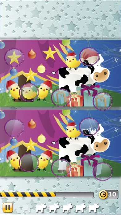 Ảnh chụp màn hình của Christmas Animal Differences: Search and Find!