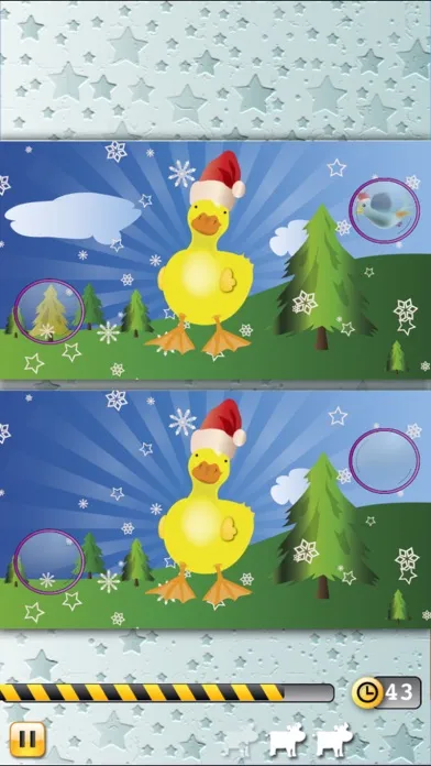 Ảnh chụp màn hình của Christmas Animal Differences: Search and Find!