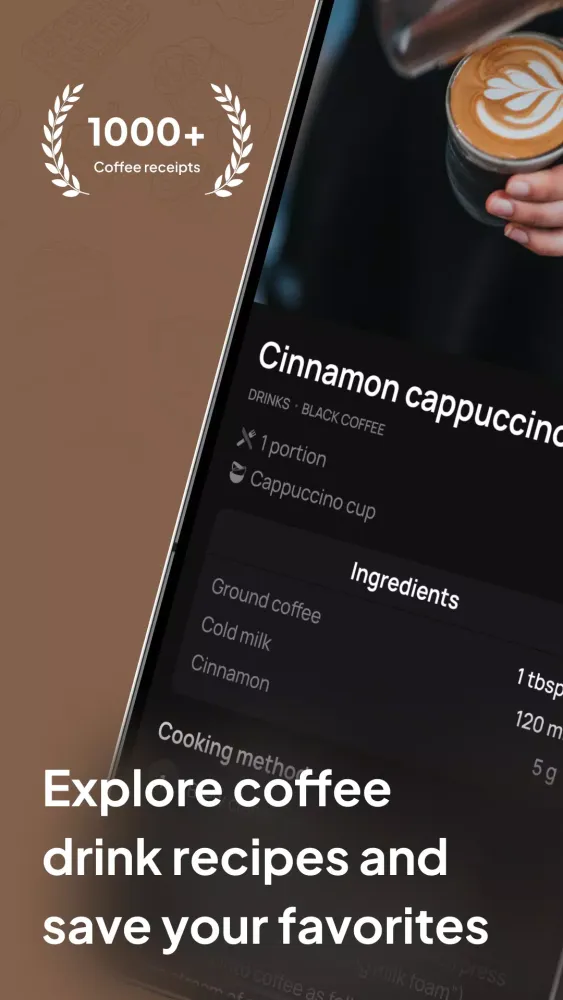 Barista - Coffee Recipes Ekran Görüntüleri