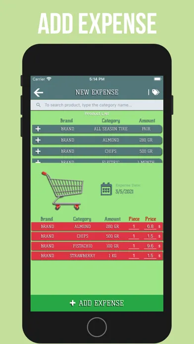 Zrzuty ekranu Dexera - Expense Tracker