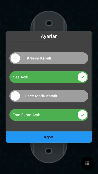 Tangkapan skrin Gerçek Zikirmatik - Tesbih