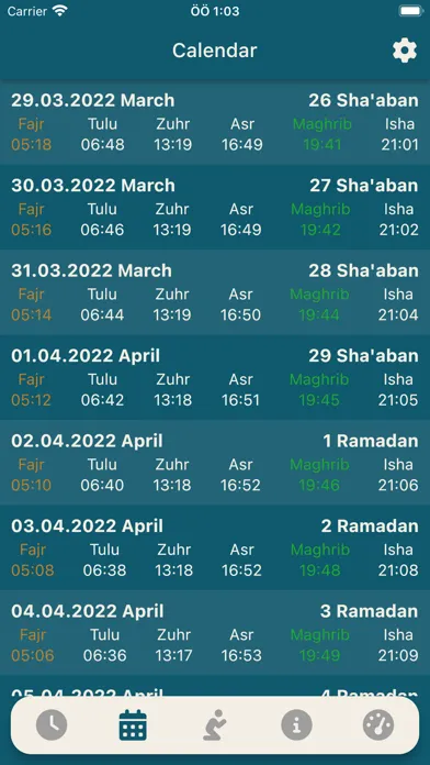 Ramadan 2024 - Prayer Times应用截图