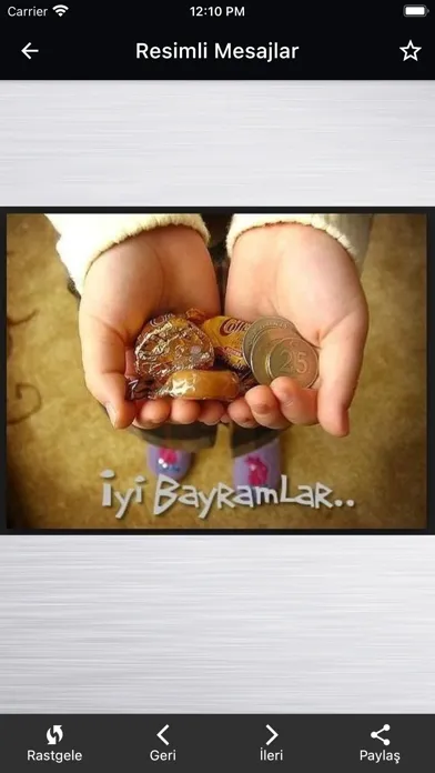 Captures d'écran de Ramazan Bayramı Mesajları