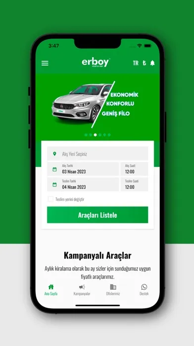 Erboy Rent a Car স্ক্রিনশট