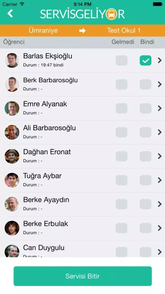 Servis Geliyor Rehber Screenshots